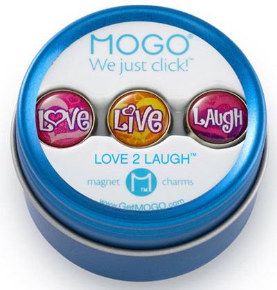 MOGO Magnet Charms - Love 2 Laugh